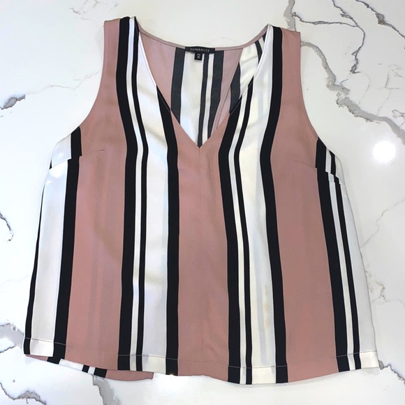 Striped Blouse with Open back - Picture 1 of 3